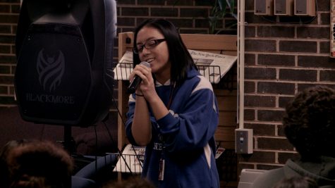 Michelle Sison preforms Radiohead's "Creep" at the Argo Vibez open mic.