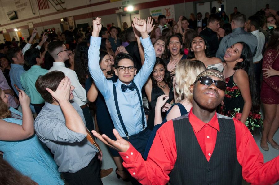 Students enjoy their own unique styles at the 2017 Homecoming Dance.