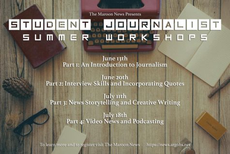 The Maroon News to host summer workshops for student journalists