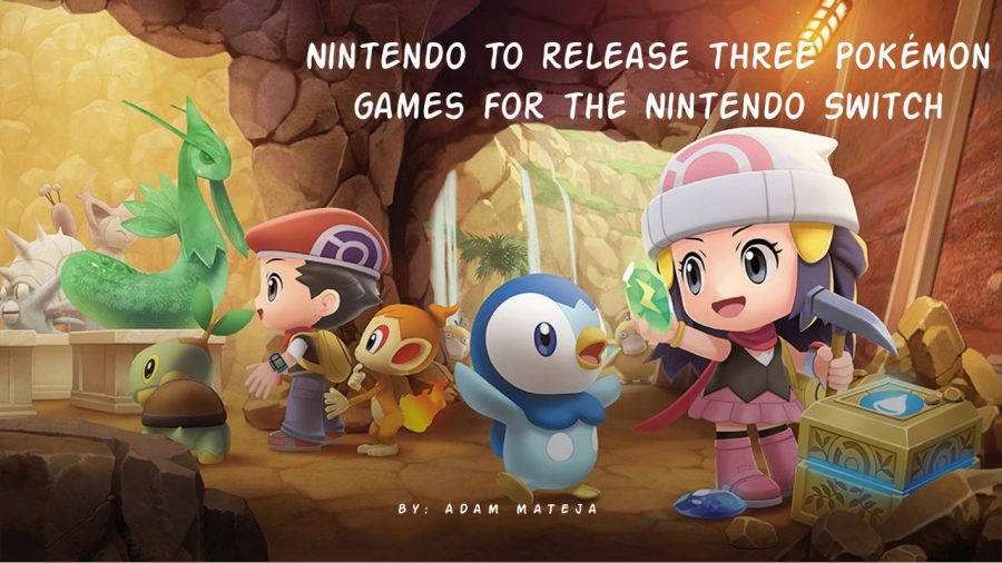 Nintendo to release three Pokémon games for the Nintendo Switch over the holiday season