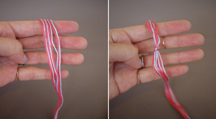 How to make a candy strip friendship bracelet